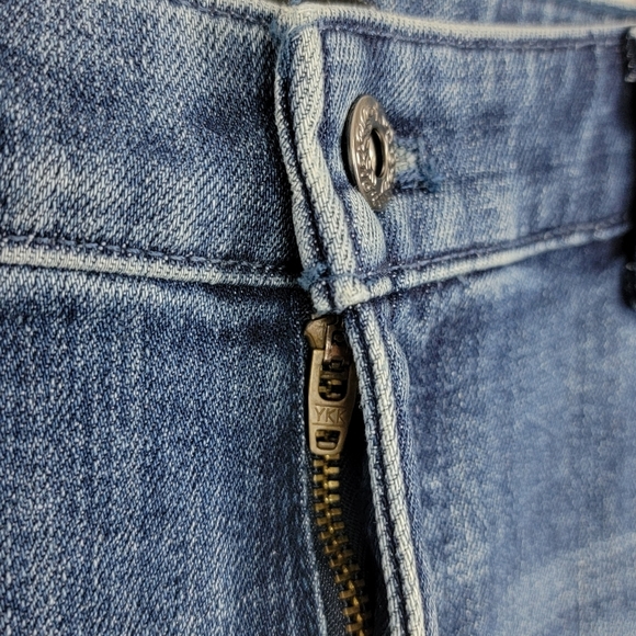 Talbots Women's High Waist Straight Leg Ankle Sequin Side Stripe Jean  Sz 16 NEW - Picture 5 of 16